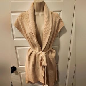 Violets & Rose's size L sleeveless cardigan